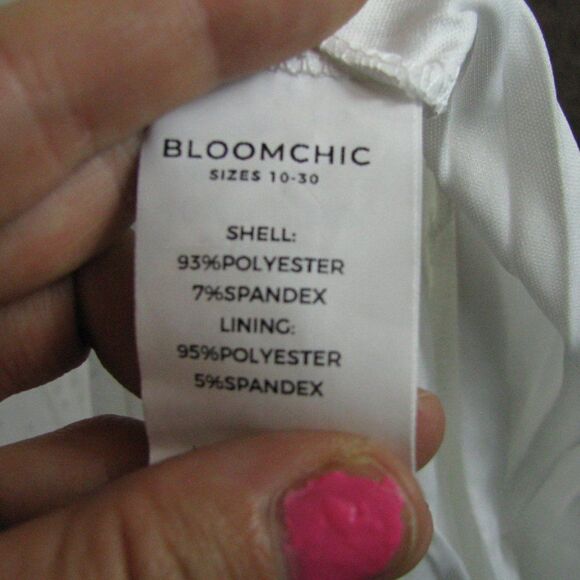 NWT BloomChic white crochet dress 26/5X - Picture 8 of 10